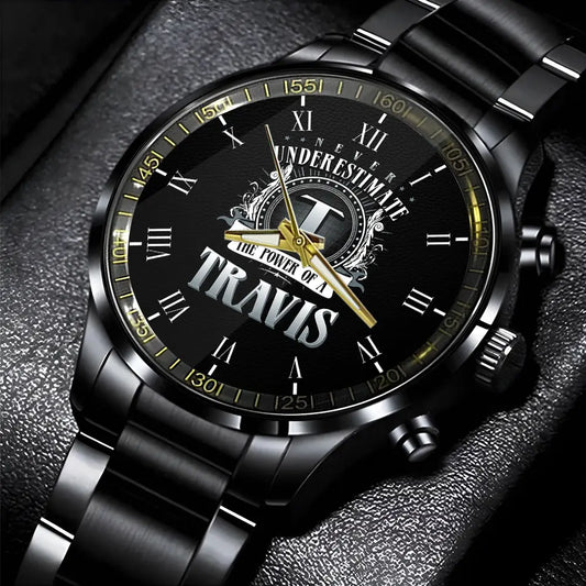 TRAVIS 13K1-85 Personalized Watch, Premium Gift for Anniversary