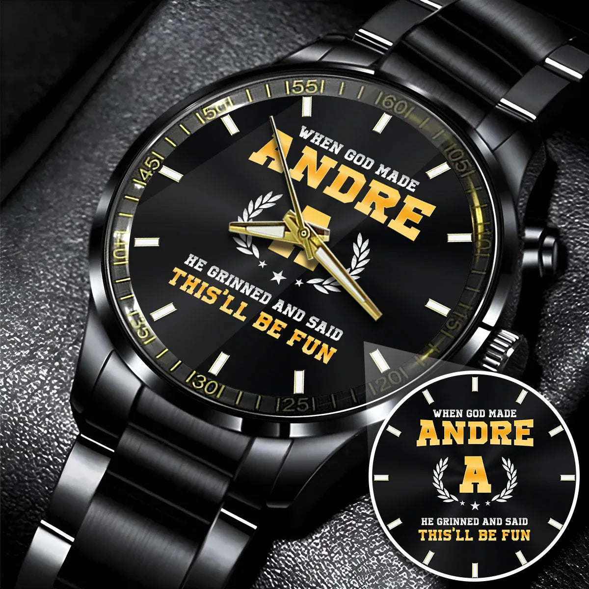 When God Made He Grinned And Said This'll Be Fun Watch ANDRE M1-W7