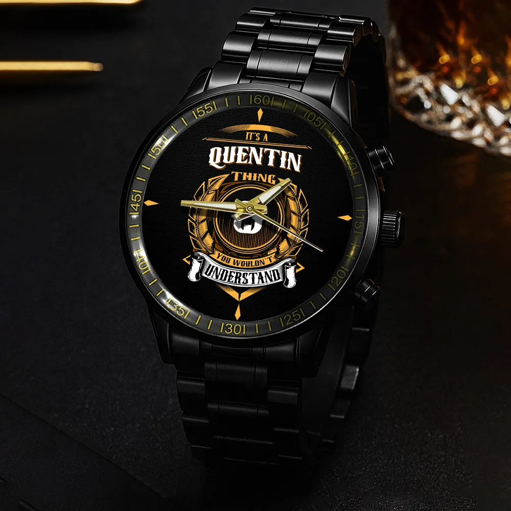 QUENTIN 13K5-434 Personalized Watch, Premium Gift for Anniversary