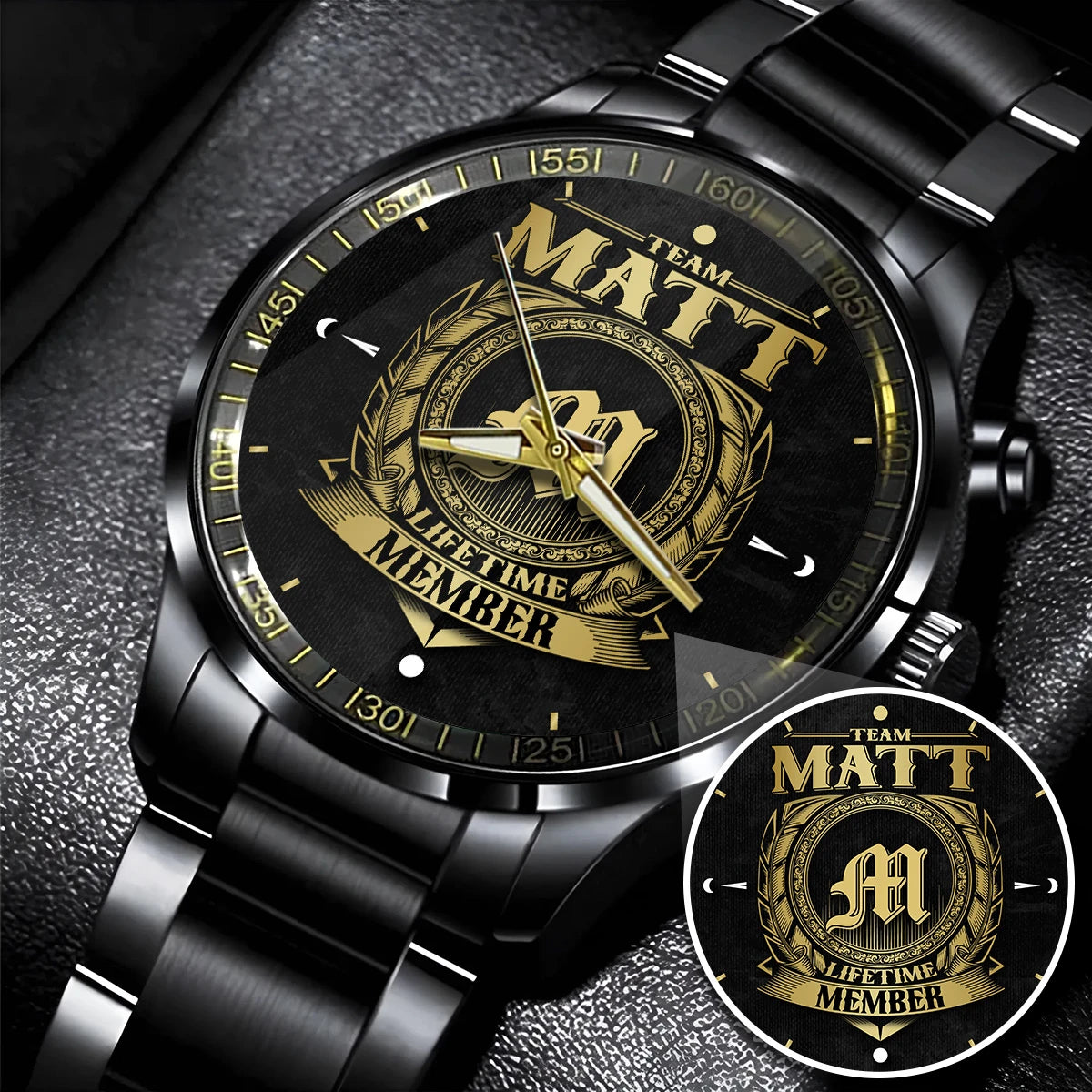 MATT 13K1-444 Personalized Watch, Premium Gift for Anniversary