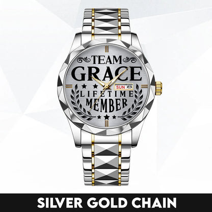 GRACE 13K1-437 Luxury Alloy-Men Watch, Personalized Premium Gift for Anniversary