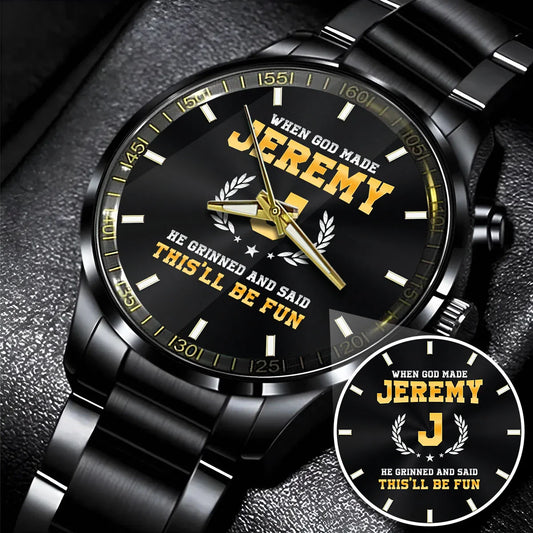 When God Made He Grinned And Said This'll Be Fun Watch JEREMY M1-W7