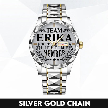 ERIKA 13K1-437 Luxury Alloy-Men Watch, Personalized Premium Gift for Anniversary