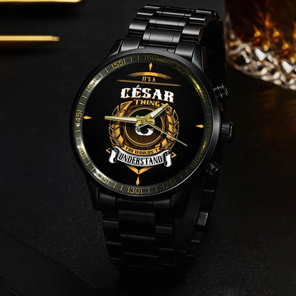 CÉSAR 13K15-434 Personalized Watch, Premium Gift for Anniversary