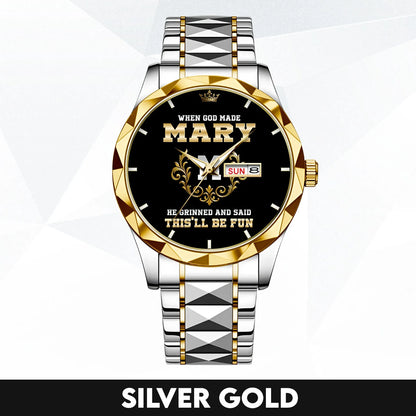 God Made Your Name Royal Watch MARY M1-W14