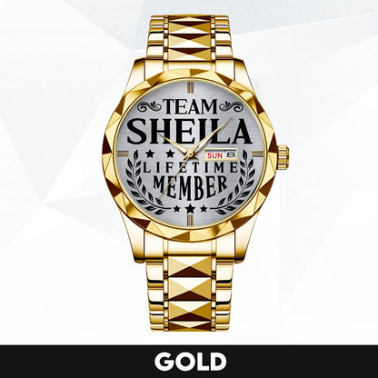 SHEILA 13K1-437 Luxury Alloy-Men Watch, Personalized Premium Gift for Anniversary