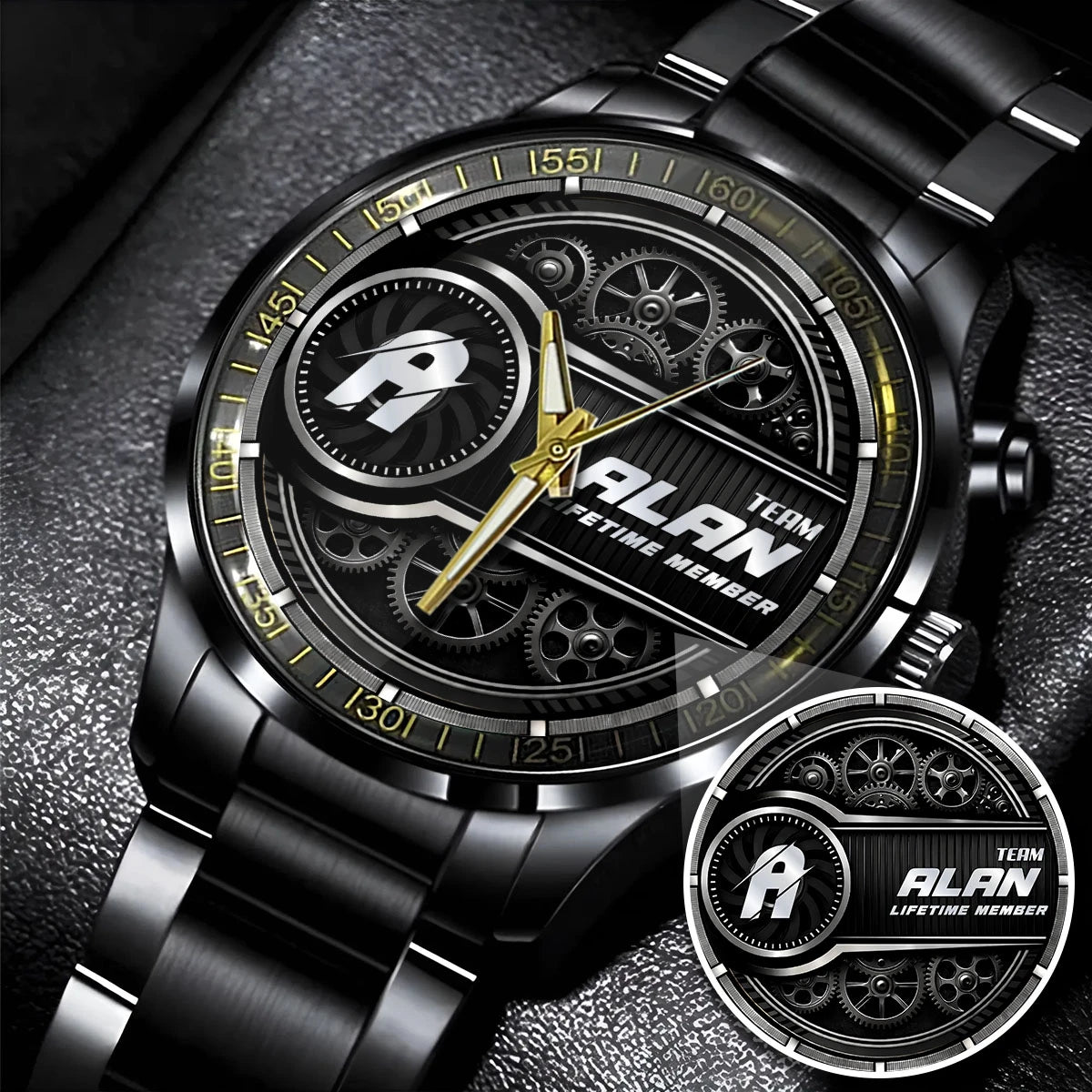 ALAN 13K1-441 Personalized Watch, Premium Gift for Anniversary