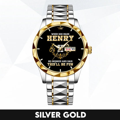God Made Your Name Royal Watch HENRY M1-W14