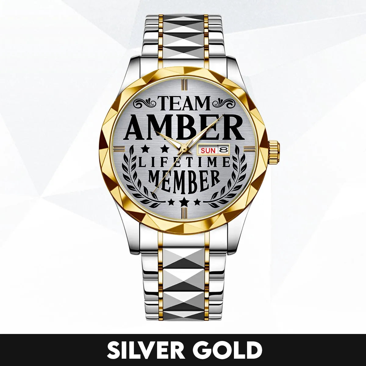AMBER 13K1-437 Luxury Alloy-Men Watch, Personalized Premium Gift for Anniversary
