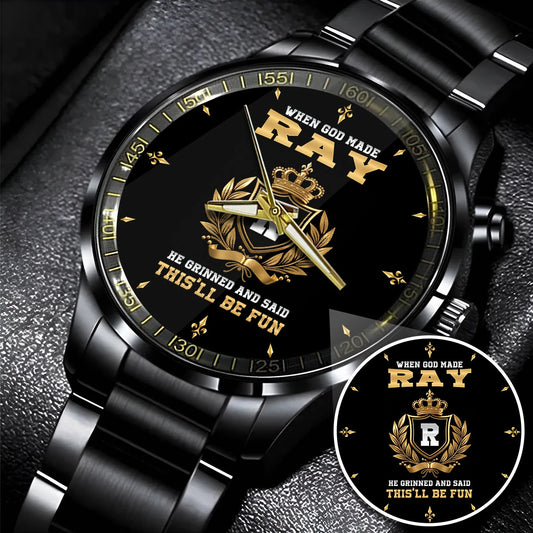 God Made Your Name Custom Watch RAY M1-W12