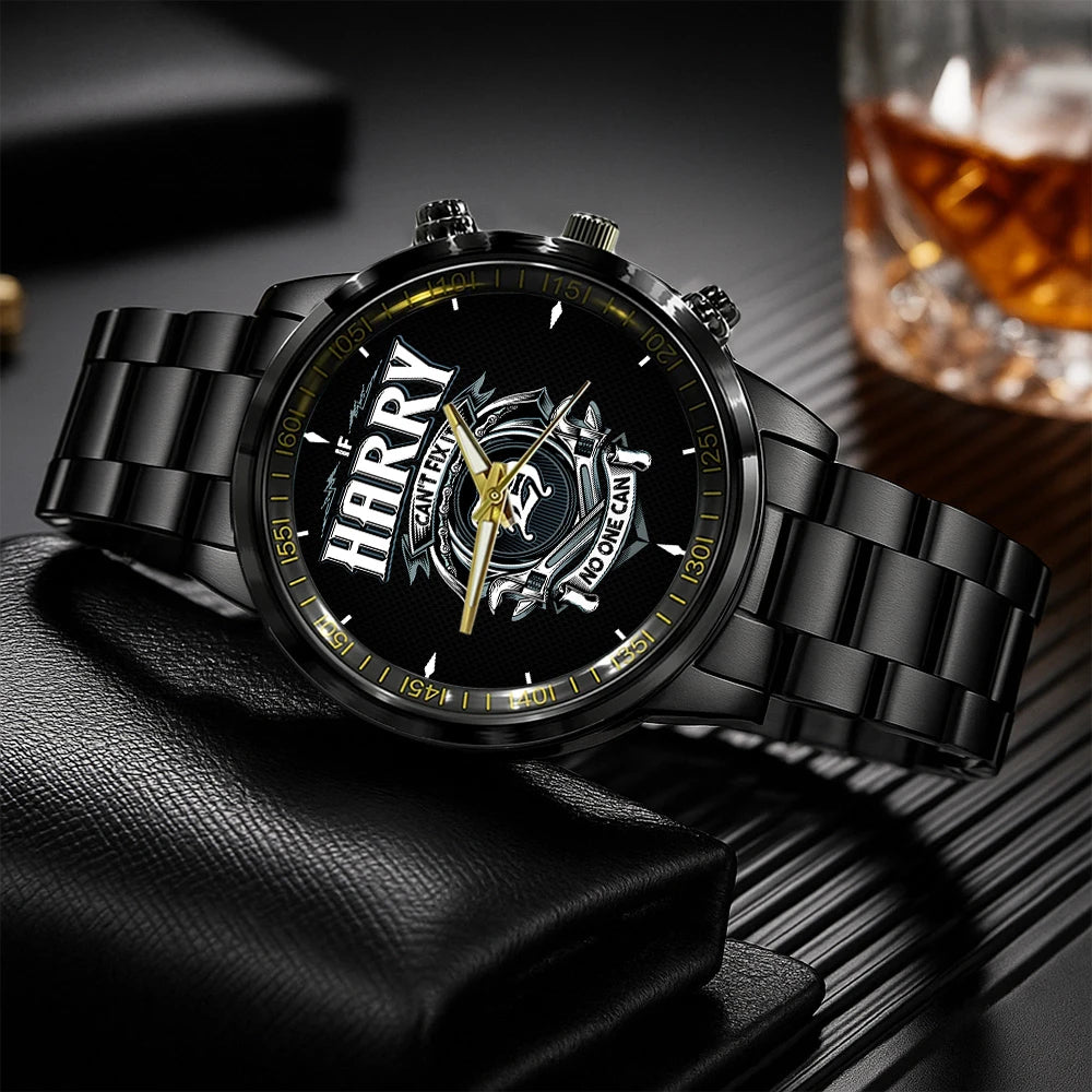 HARRY 13K1-447 – Personalized Name Watch “If Can’t Fix It, No One Can”