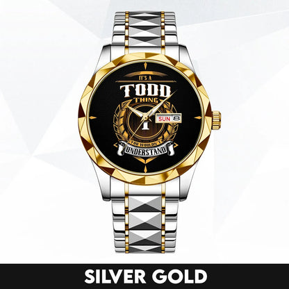 TODD 13K1-434 Luxury Alloy-Men Watch, Personalized Premium Gift for Anniversary