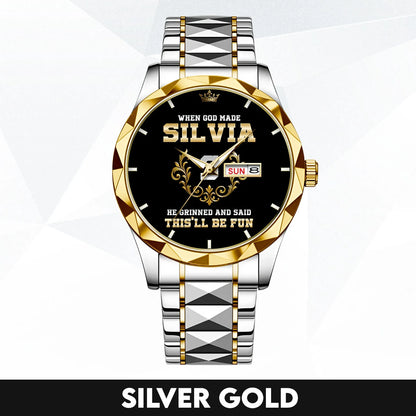 God Made Your Name Royal Watch SILVIA M1-W14