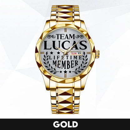 LUCAS 13K1-437 Luxury Alloy-Men Watch, Personalized Premium Gift for Anniversary