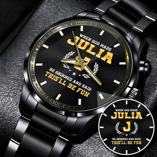 When God Made He Grinned And Said This'll Be Fun Watch JULIA M1-W7