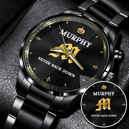 Never Back Down Halloween Pumpkin Watch MURPHY M1-W20