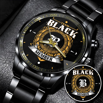 BLACK 13K1-445 Personalized Watch, Premium Gift for Anniversary