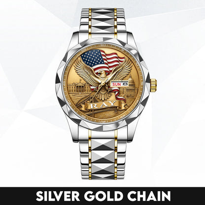 RAY 13K1-468 Young Patriot Eagle Watch - Customizable