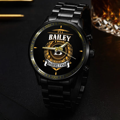 BAILEY 13K1-434 Personalized Watch, Premium Gift for Anniversary