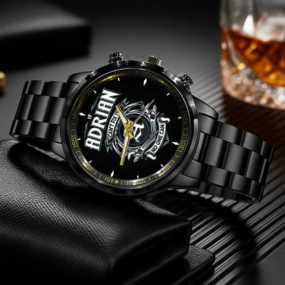 ADRIAN 13K1-447 – Personalized Name Watch “If Can’t Fix It, No One Can”