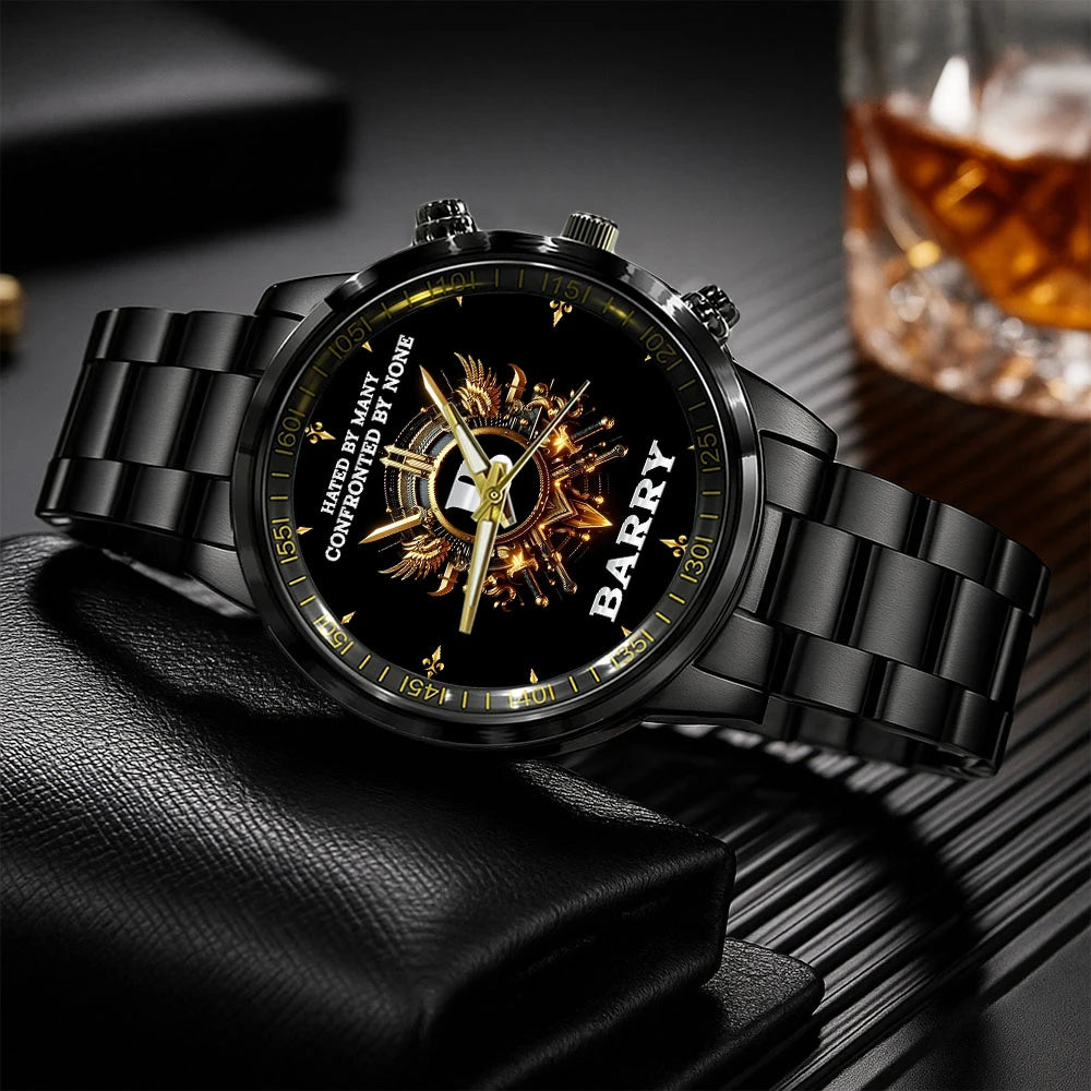 Hated By Many Confronted By None Sword Watch BARRY M1-W13