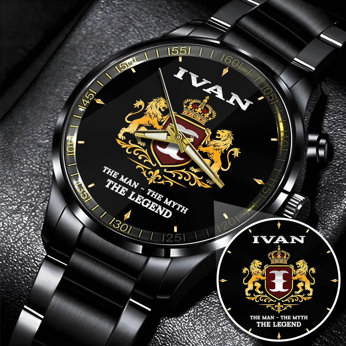 The Man The Myth Legend Royal Luxury Watch IVAN M1-W21