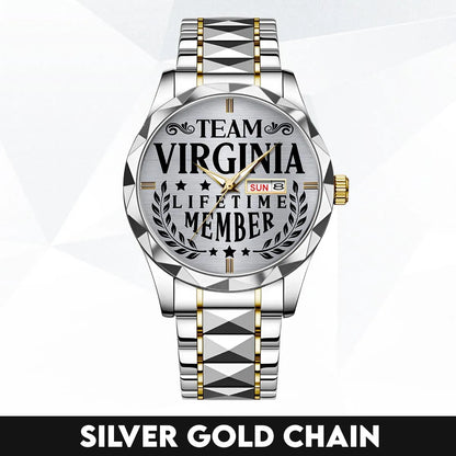 VIRGINIA 13K1-437 Luxury Alloy-Men Watch, Personalized Premium Gift for Anniversary