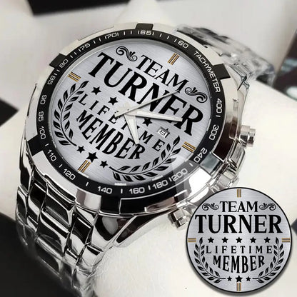 TURNER 13K1-437 Alloy-Quatz-Men Watch, Personalized Premium Gift for Anniversary