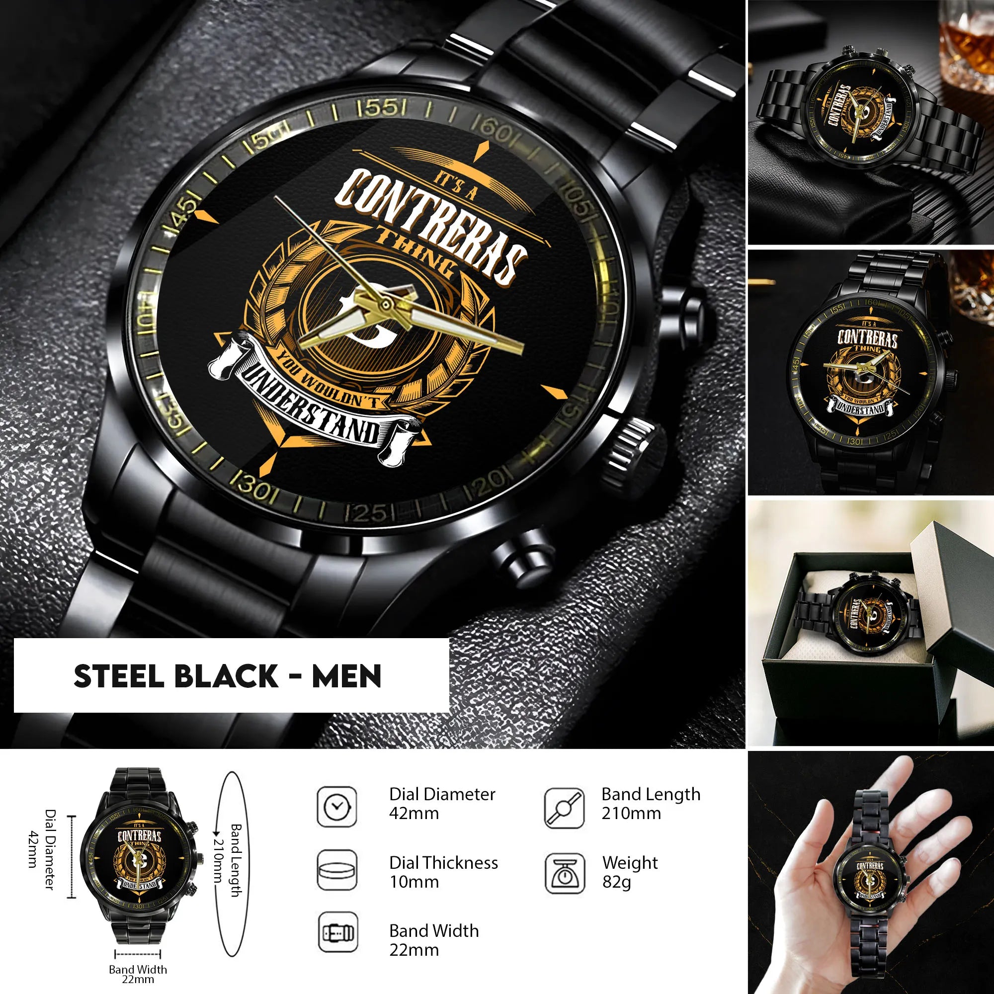Steel Black - Men