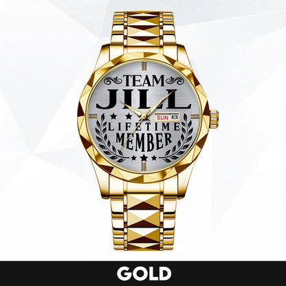 JILL 13K1-437 Luxury Alloy-Men Watch, Personalized Premium Gift for Anniversary