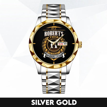 ROBERTS 13K1-434 Luxury Alloy-Men Watch, Personalized Premium Gift for Anniversary