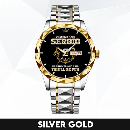 God Made Your Name Royal Watch SERGIO M1-W14