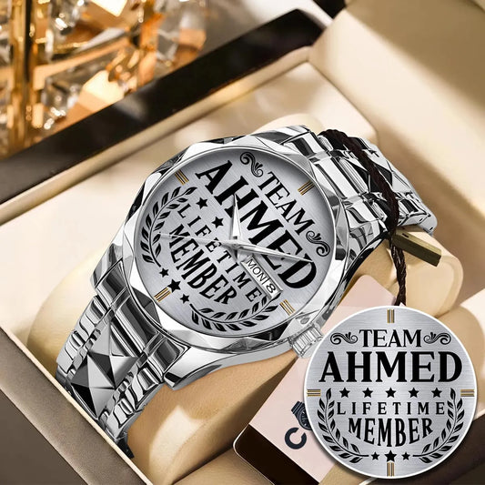 AHMED 13K1-437 Luxury Alloy-Men Watch, Personalized Premium Gift for Anniversary