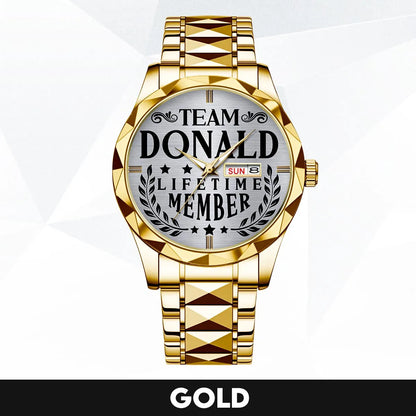 DONALD 13K1-437 Luxury Alloy-Men Watch, Personalized Premium Gift for Anniversary
