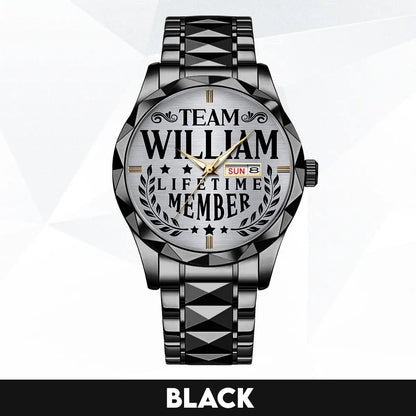 WILLIAM 13K1-437 Luxury Alloy-Men Watch, Personalized Premium Gift for Anniversary