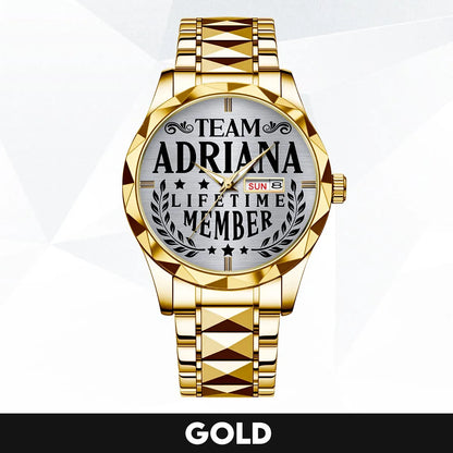 ADRIANA 13K1-437 Luxury Alloy-Men Watch, Personalized Premium Gift for Anniversary