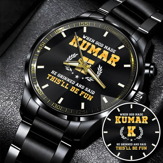 When God Made He Grinned And Said This'll Be Fun Watch KUMAR M1-W7