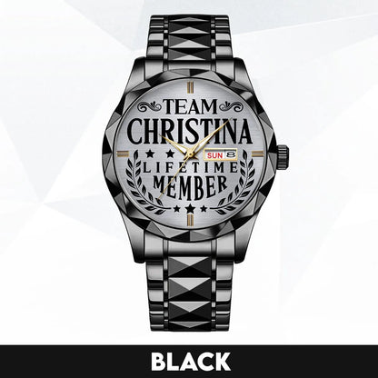 CHRISTINA 13K1-437 Luxury Alloy-Men Watch, Personalized Premium Gift for Anniversary