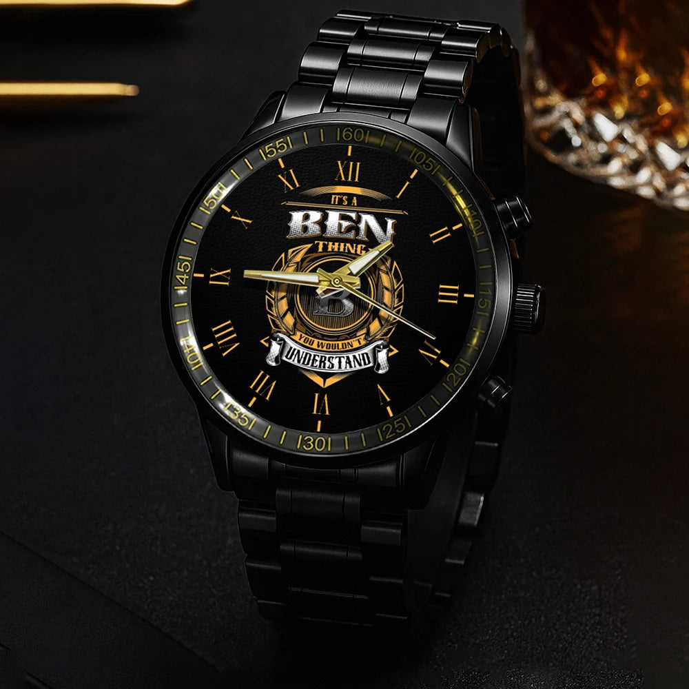BEN 13K1-86 Personalized Watch, Premium Gift for Anniversary