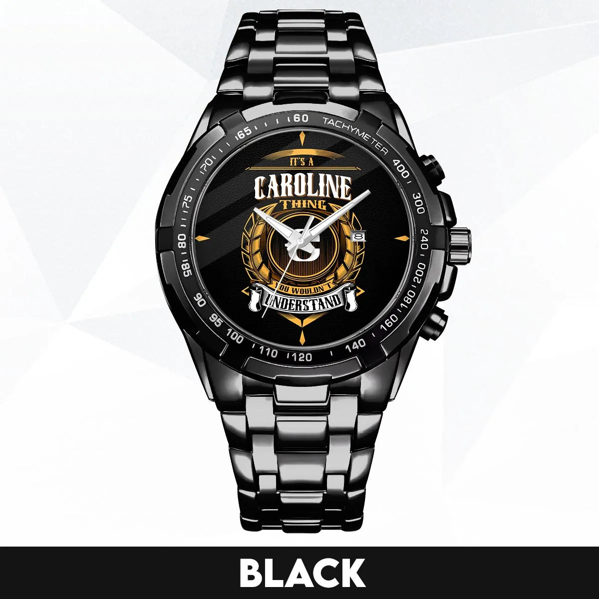 CAROLINE 13K1-434 Alloy-Quatz-Men Watch, Personalized Premium Gift for Anniversary