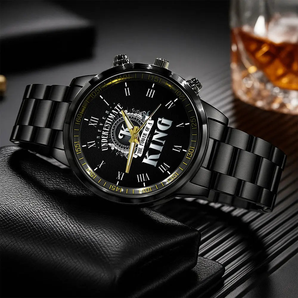 KING 13K1-85 Personalized Watch, Premium Gift for Anniversary