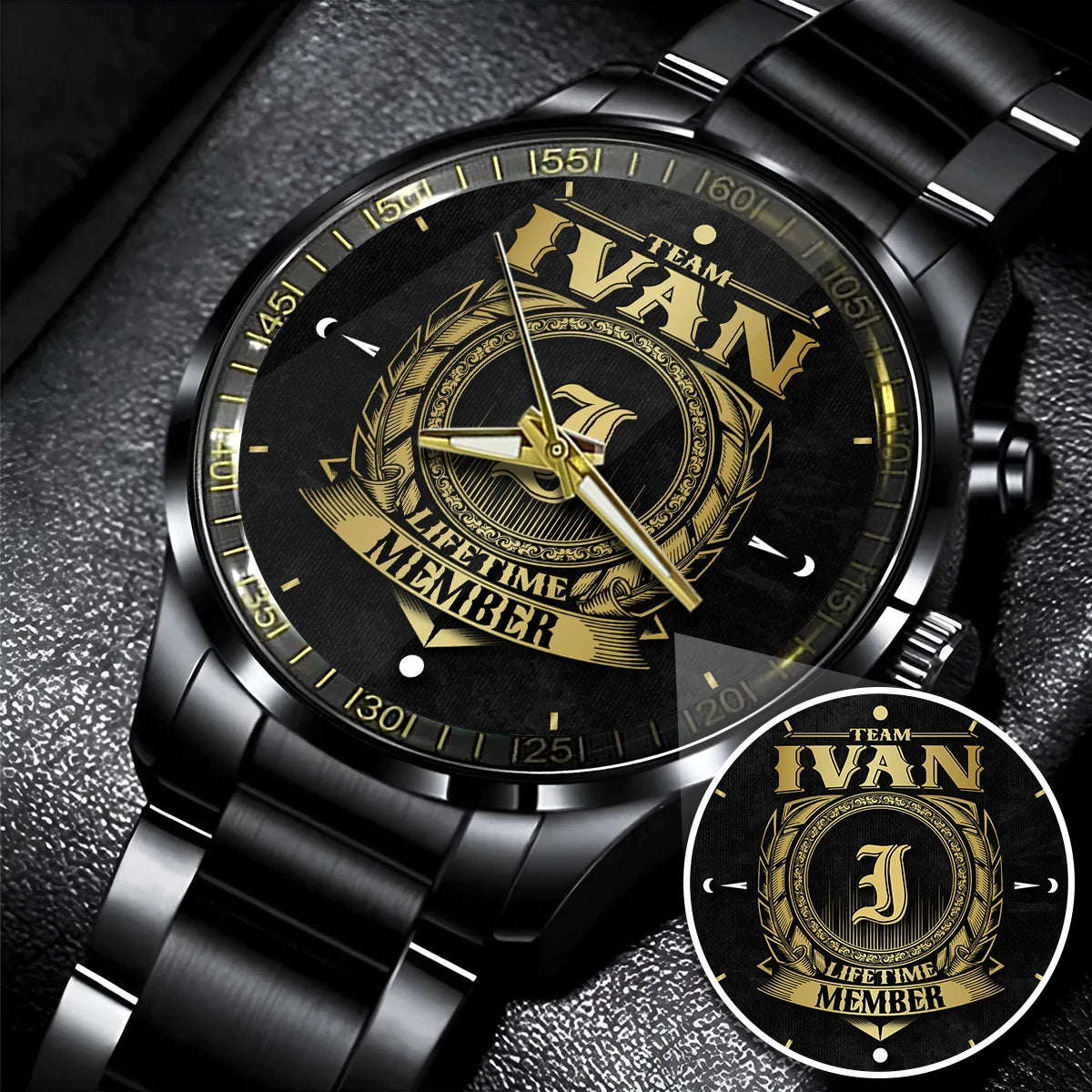 IVAN 13K1-444 Personalized Watch, Premium Gift for Anniversary