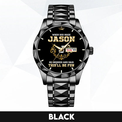 God Made Your Name Royal Watch JASON M1-W14