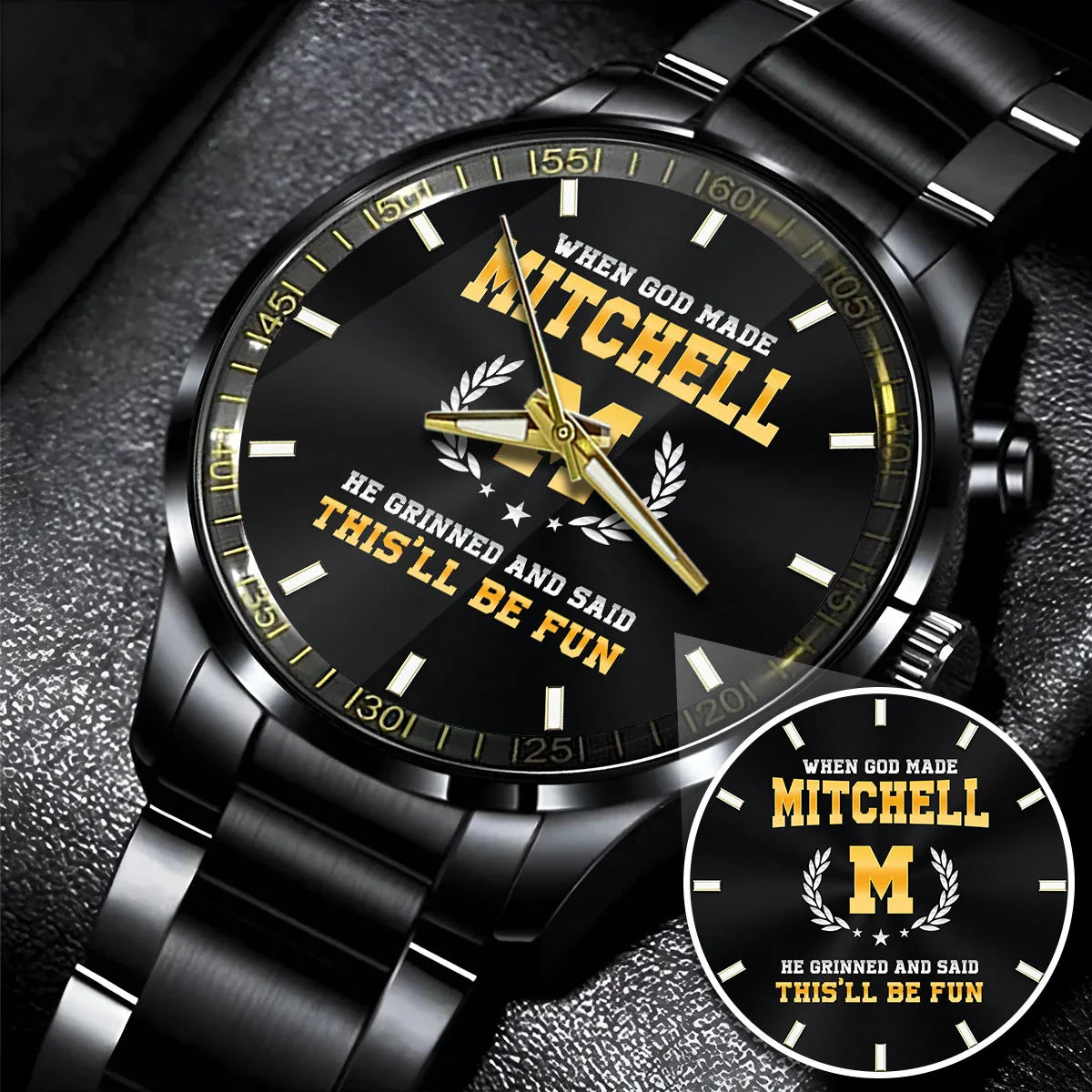 When God Made He Grinned And Said This'll Be Fun Watch MITCHELL M1-W7