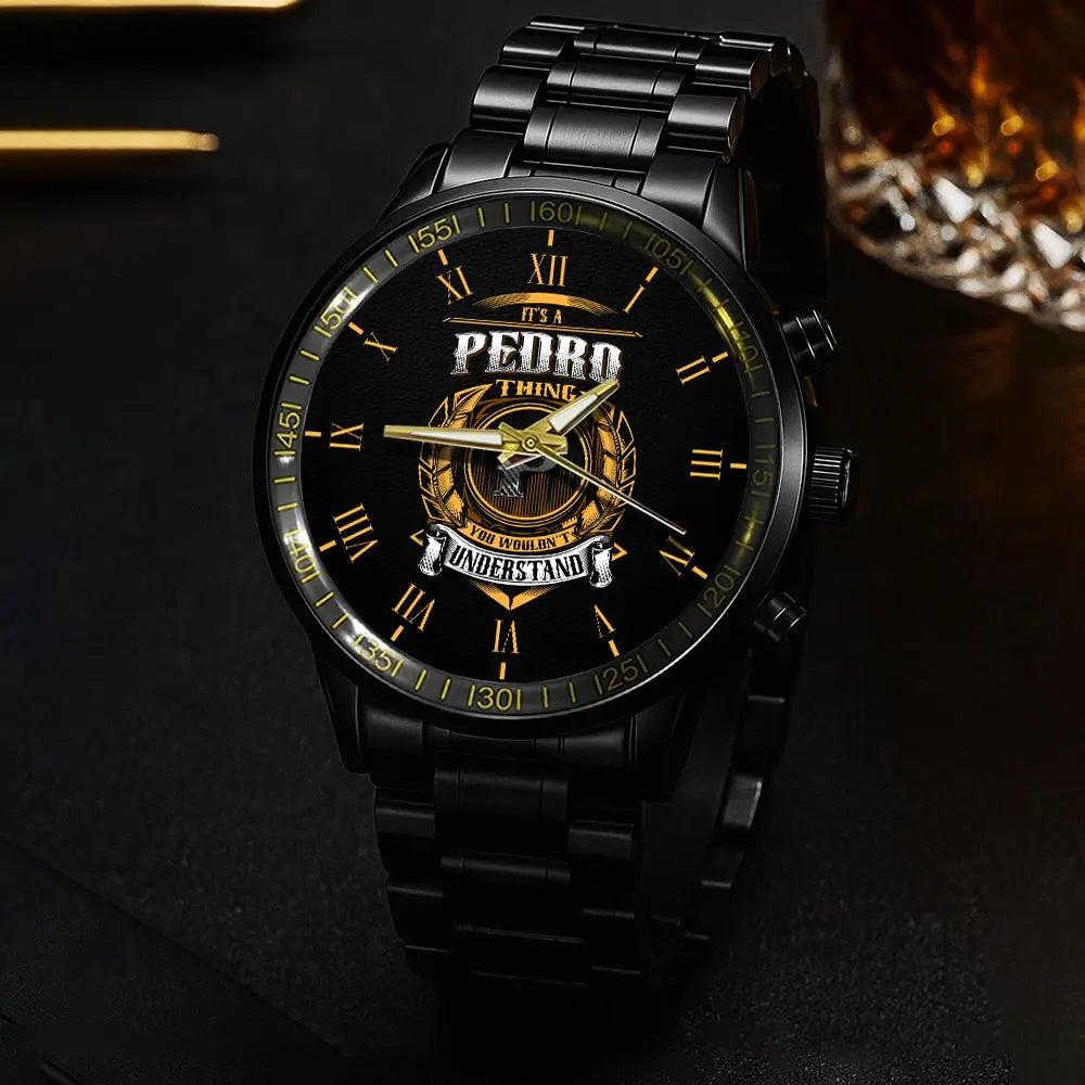 PEDRO F01-86 Personalized Watch, Premium Gift for Anniversary