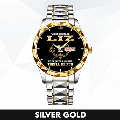God Made Your Name Royal Watch LIZ M1-W14