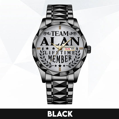 ALAN 13K1-437 Luxury Alloy-Men Watch, Personalized Premium Gift for Anniversary