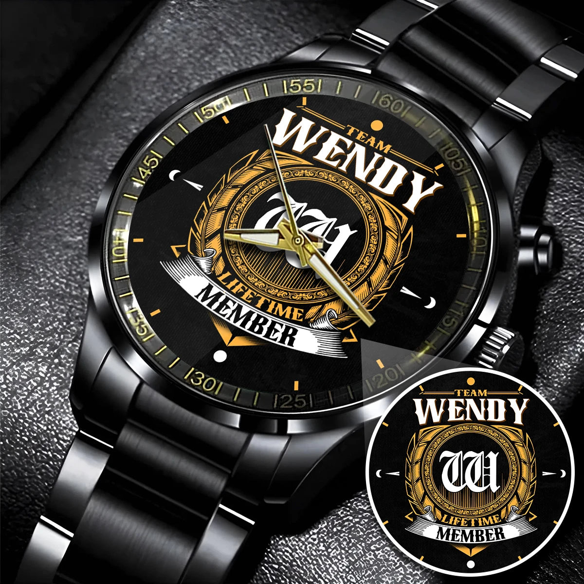 WENDY 13K1-445 Personalized Watch, Premium Gift for Anniversary
