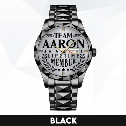 AARON 13K1-437 Luxury Alloy-Men Watch, Personalized Premium Gift for Anniversary