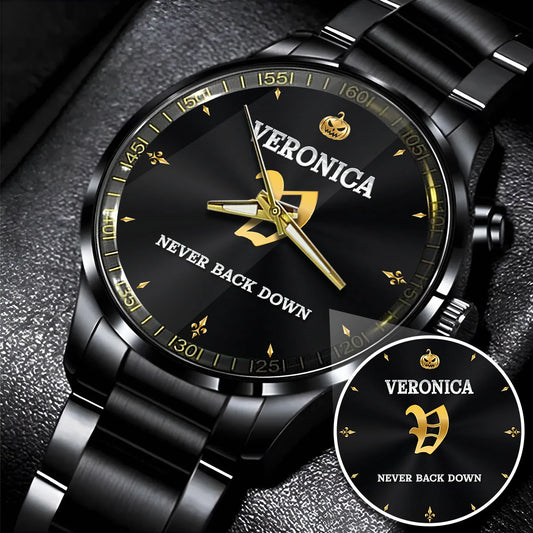 Never Back Down Halloween Pumpkin Watch VERONICA M1-W20